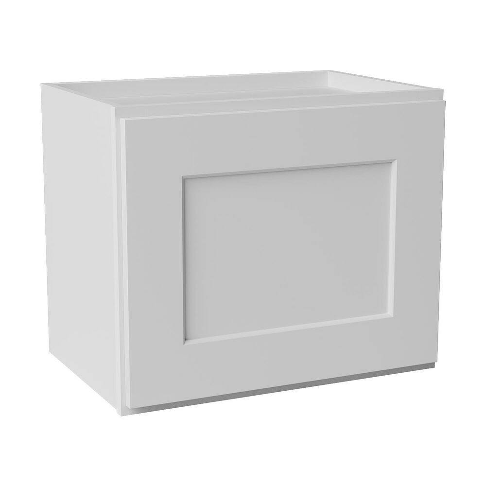 18 in. W x 12 in. D x 15 in. H Ready to Assemble Solid Wood Shaker Wall Kitchen Cabinet in White price history on PriceWatchPro