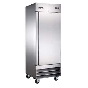 29 in. W 23 cu. ft. One Door Commercial Reach In Upright Refrigerator in Stainless Steel