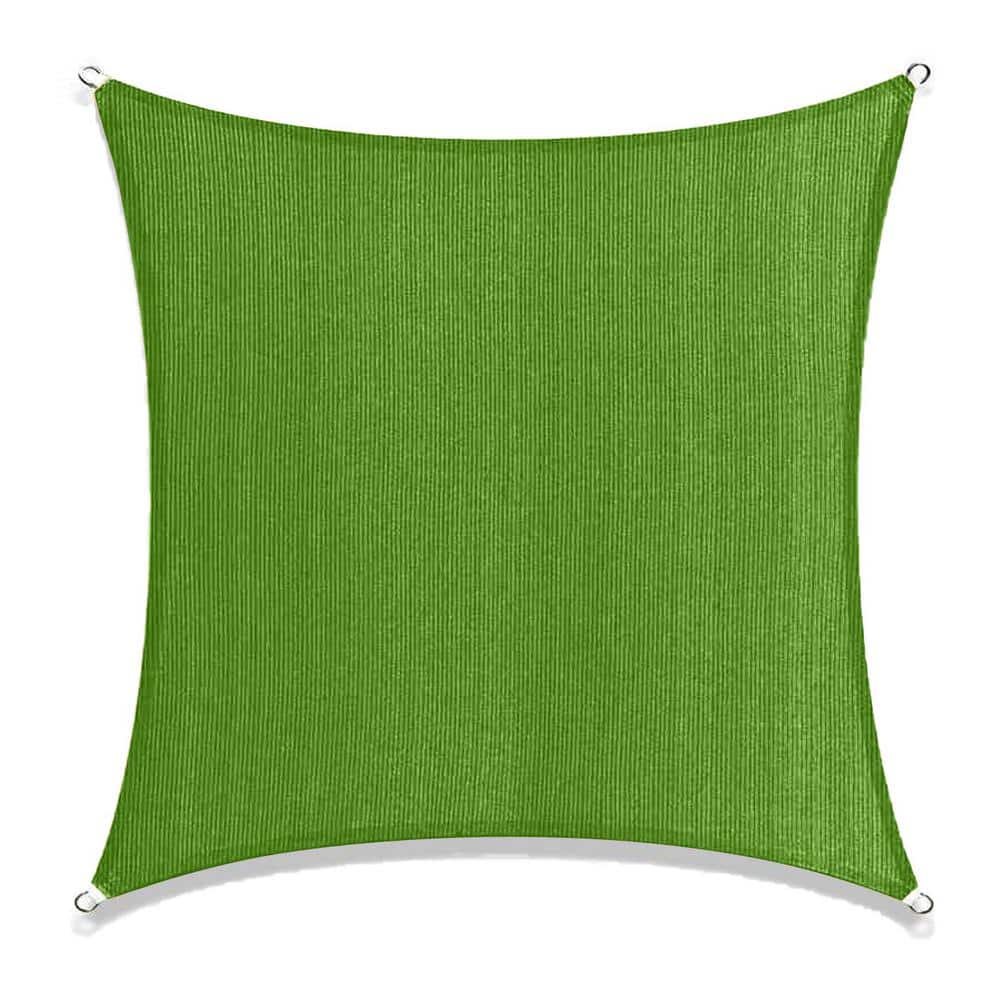 Sunshade Sail Canopy 10 ft. x 10 ft. Green Square Awning UV Block for Outdo