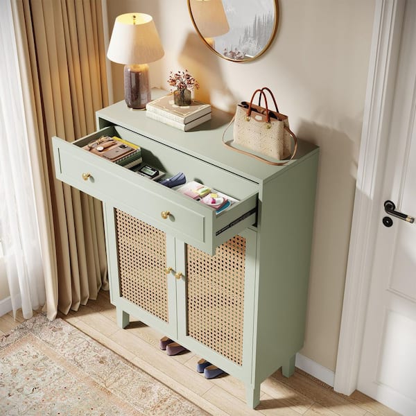BYBLIGHT Ahlivia Mint Green 43.7 in. H Modern Storage Cabinet with