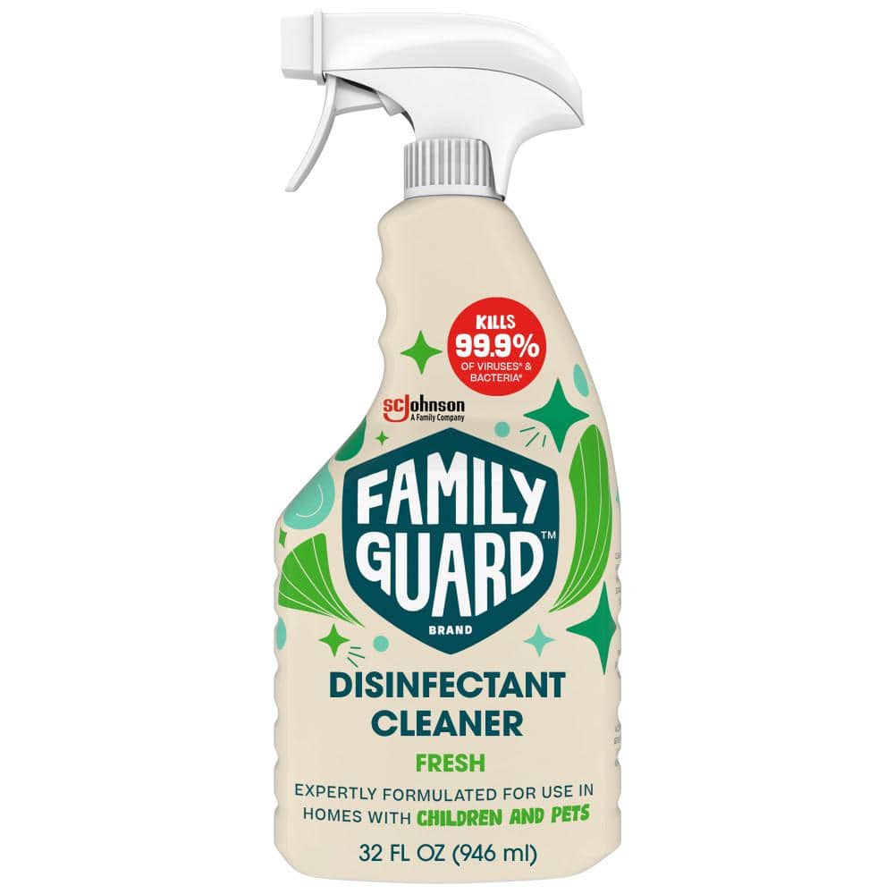 Trigger All Purpose FAMILYGUARD 32 oz. Fresh Disinfectant Trigger All Purpose Cleaner ...