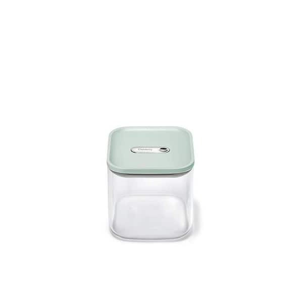 2.5 qt. Mist Glass Medium Container