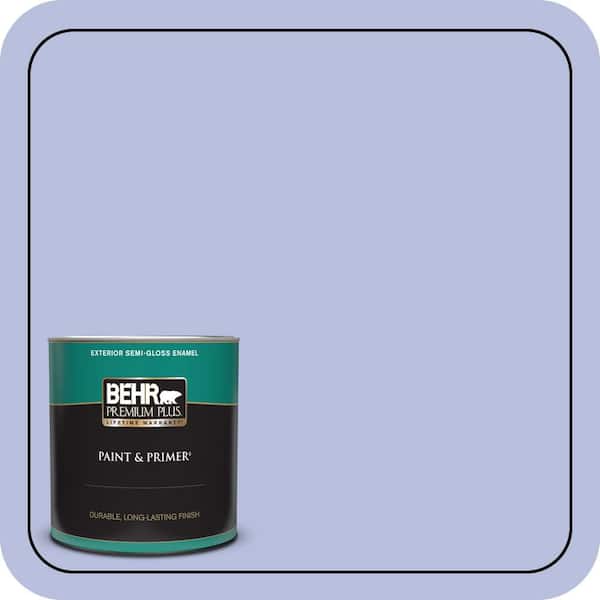 BEHR PREMIUM PLUS 1 qt. #MQ4-31 Stardust Evening Semi-Gloss Enamel Exterior Paint & Primer