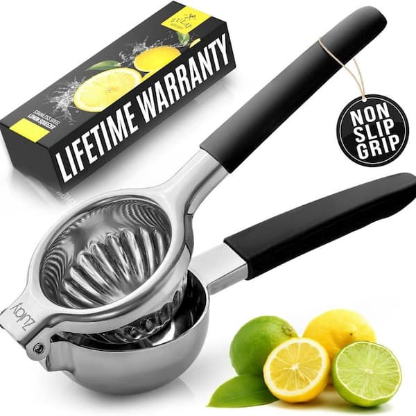 Zulay Kitchen 3 in Blade Span with Ultra-Strong High-Quality Stainless Steel Citrus Press Juicer and Lime Squeezer