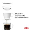 OXO Brew Single Serve Pour-Over Coffee Maker, 12 ounces, White