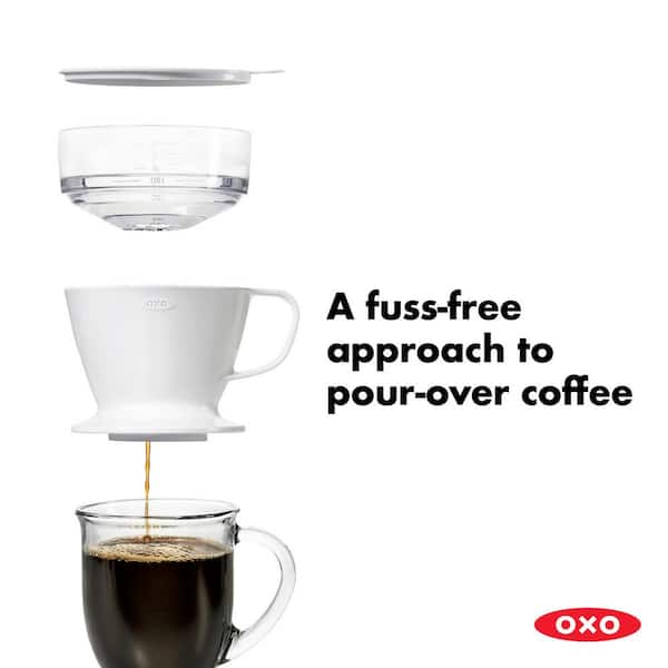 Starbucks OXO Single Serve Auto-Drip Pour-Over Coffee Maker with Water Tank