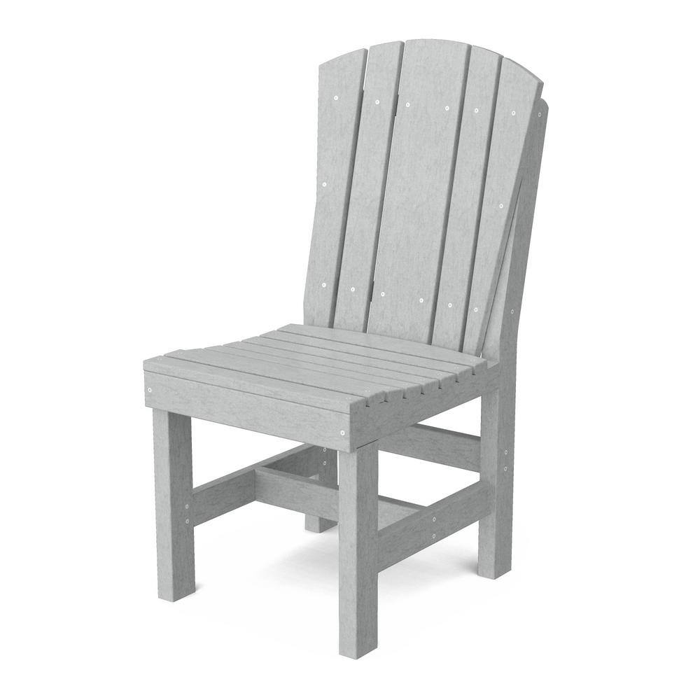Heritage Light Gray HDPE Plastic Outdoor Dining Side Chair price history on PriceWatchPro