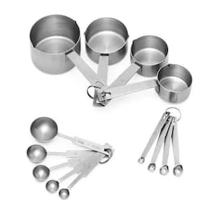 Baker's Dozen 3-Piece Stainless Steel Measuring Spoon Set (6-Pack)