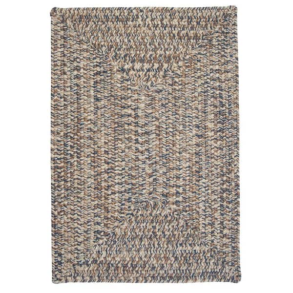 Wesley Lake Blue Doormat 3 ft. x 5 ft. Tweed Indoor/Outdoor Area Rug