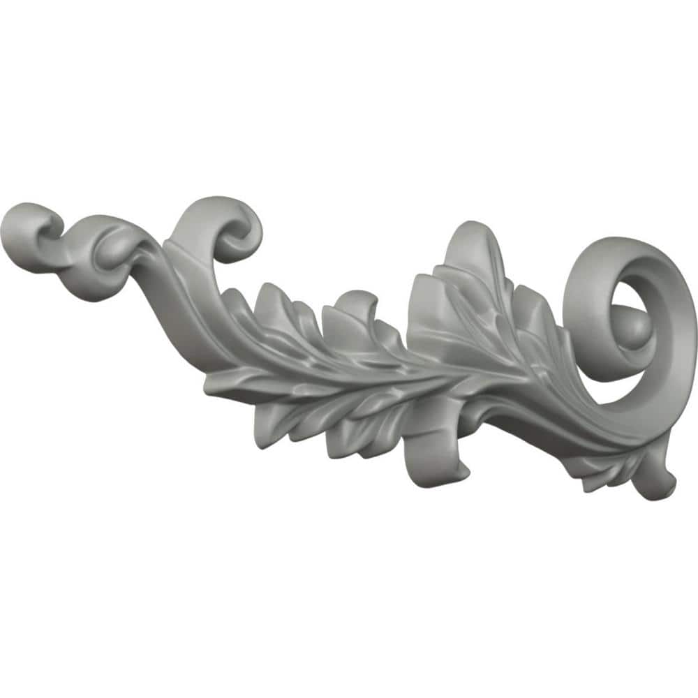 Primed Polyurethane Architectural Scroll Onlay Moulding