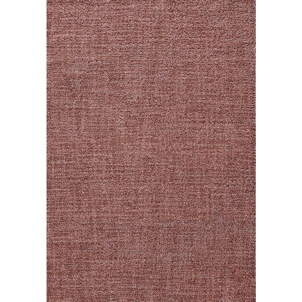 Dynamic Rugs Maci 9 ft. 2 in. X 12 ft. Rose/Blush Solid Indoor Area Rug