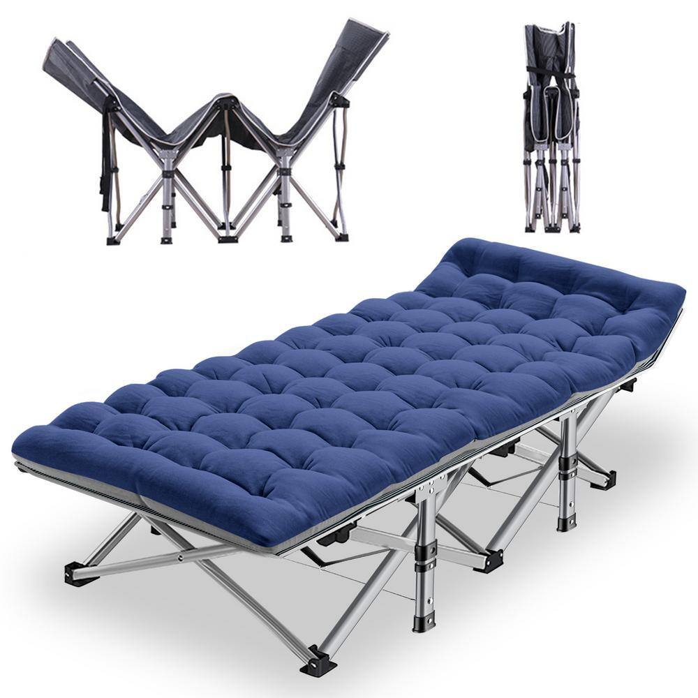 Reviews for BOZTIY Folding Camping Cot, HeavyDuty Sleeping Cots with Carry Bag, Double Layer