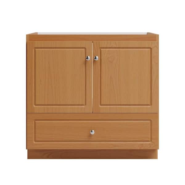 Simplicity by Strasser Ultraline 36 in. W x 21 in. D x 34.5 in. H Bath Vanity Cabinet without Top in Natural Alder