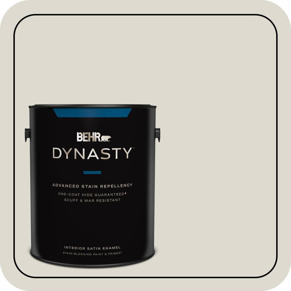 1 gal. #790C-2 Silver Drop Satin Enamel Interior Stain-Blocking Paint and Primer price history on PriceWatchPro