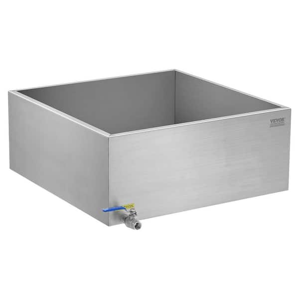VEVOR Maple Syrup Evaporator Pan, 24.9 Gal., 362-Cups of 8.8 oz. Maple Syrup, Flat Pan, Stainless Steel Cookware Set