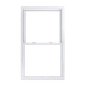 31.75 in. x 53.25 in. 70 Pro Series Low-E Argon SC Glass Double Hung White Vinyl Replacement Window, Screen Incl
