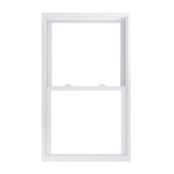 American Craftsman 31.75 in. x 53.25 in. 70 Pro Series Low-E Argon SC Glass Double Hung White Vinyl Replacement Window, Screen Incl