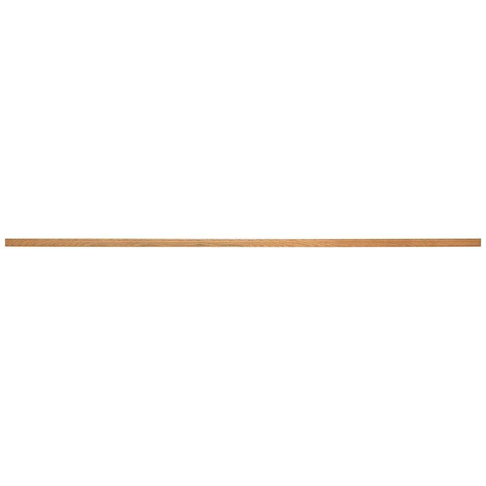 Hampton 91.5 in. W x 1.5 in. H x 0.75 in. D Decorative Edge Molding in Medium Oak price history on PriceWatchPro