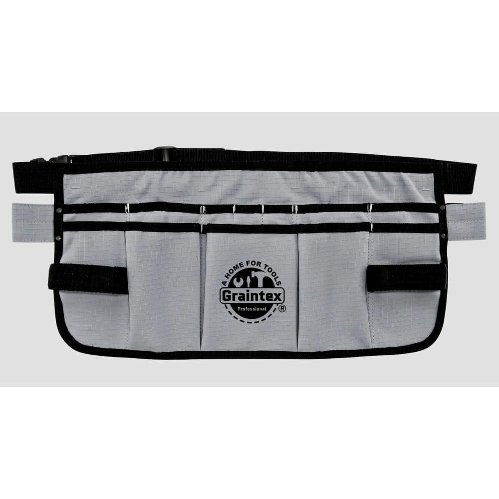 12 Pocket Waist Apron Webbing Belt Steel Grey Ripstop Canvas price history on PriceWatchPro