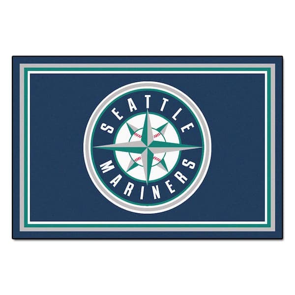 FANMATS Seattle Mariners 5 ft. x 8 ft. Area Rug