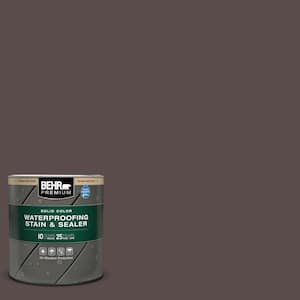 1 qt. Home Decorators Collection #HDC-AC-07 Oak Creek Solid Color Waterproofing Exterior Wood Stain and Sealer