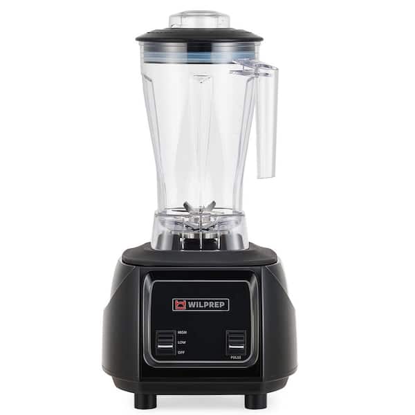 Commercial Smoothie Blenders 2 L / 64 oz. 1800-Watt 2-Speed Countertop Silent Blender, Black