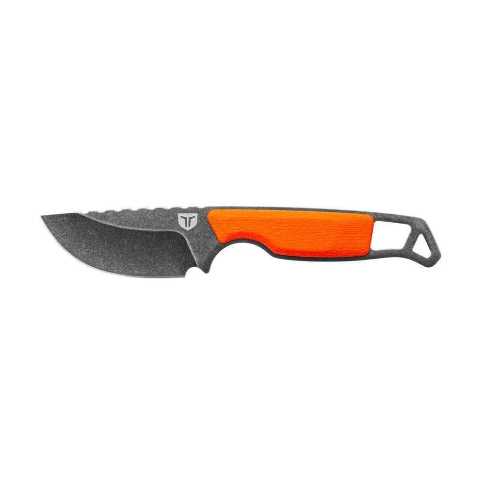TRUE Nekkid 3 in. Skinner Blade Knife with Sheath TRU-FXK-0002
