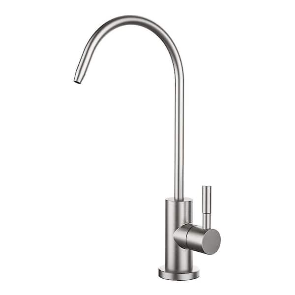 Single Handle Deck Mount Standard Kitchen Faucet Water Filter Faucet Drinking Water Faucets in Brushed Nickel