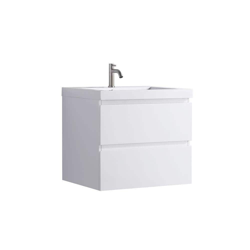 Hood-1 24.00 in. W x 19.70 in. D x 22.00 in. H Wall Mounting Bath Vanity in