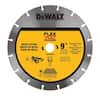 DEWALT 9 in. Diamond Metal Cutting Cut Off Saw Blade DWAFV8901