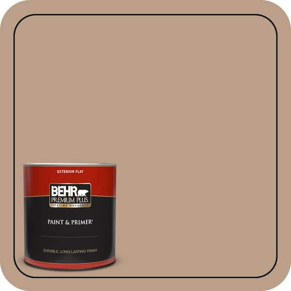 BEHR PREMIUM PLUS 1 qt. #N240-4 Sierra Flat Exterior Paint & Primer