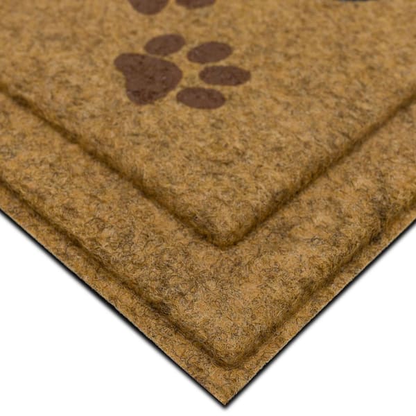 Paw Prints Home Multi 18 in. x 30 in. Indoor/ Outdoor Door Mat