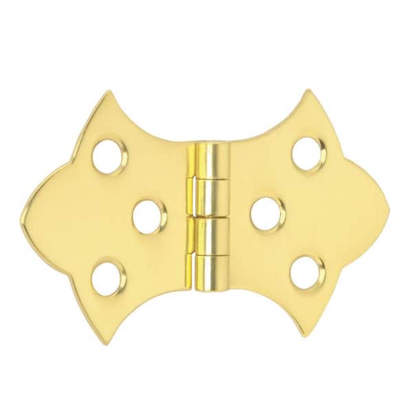 Schlage 1-5/15 in. x 2-7/8 in. Brass Plated Hinge