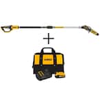 20V MAX 8in. Cordless Battery Powered Pole Saw Kit with (1) 5Ah Battery, Charger & Bag