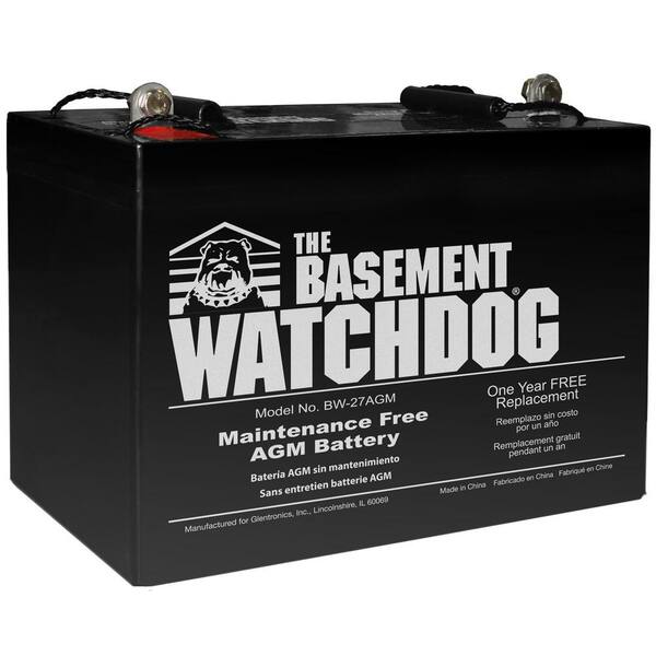 Basement Watchdog Maintenance Free Agm Standby Battery Bw 27agm The Home Depot - Basement Watchdog Sump Pump Replacement Parts Basement Watchdog Maintenance Free Agm Standby Battery Bw 27agm The Home Depot - Basement Watchdog Sump Pump Replacement Parts