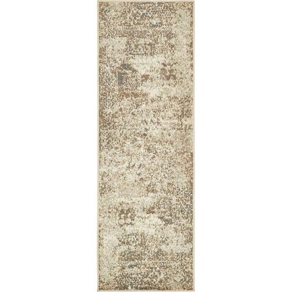 Unique Loom Tuareg Sand Dune Ivory 2' 0 x 6' 0 Runner Rug