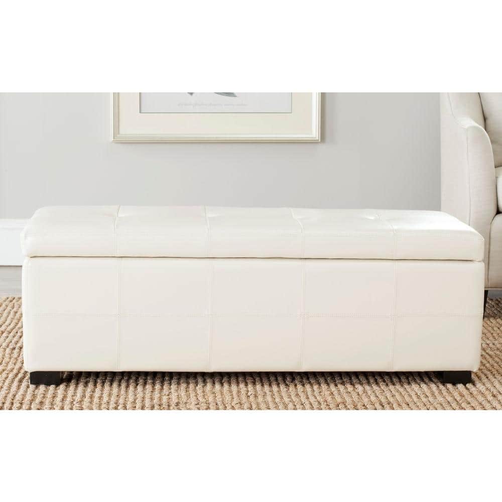 Maiden Flat Cream Storage Bench