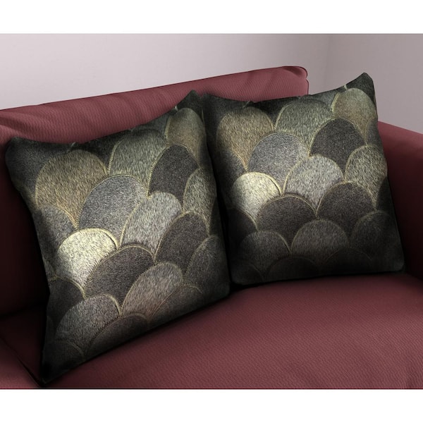 genuine leather throw pillows
