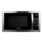 Farberware Classic 1.1 Cu. Ft. Countertop Microwave Oven Black stainless  steel FMO11AHTBSB - Best Buy