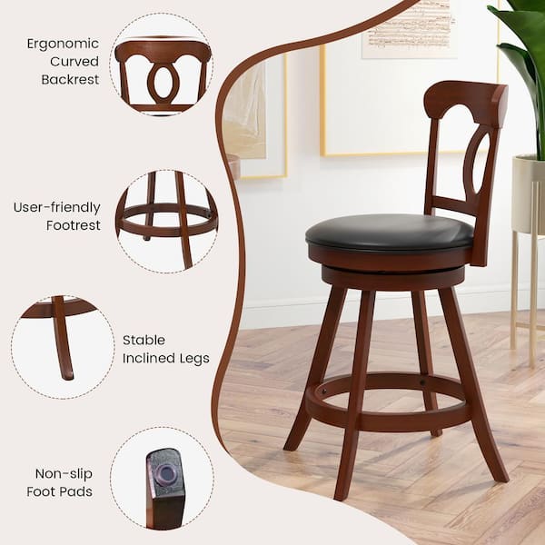 FOOTREST ADJUSTABLE STOOL COMFORTABLE HEIGHT & ANGLE LEG REST RELAX WOODEN