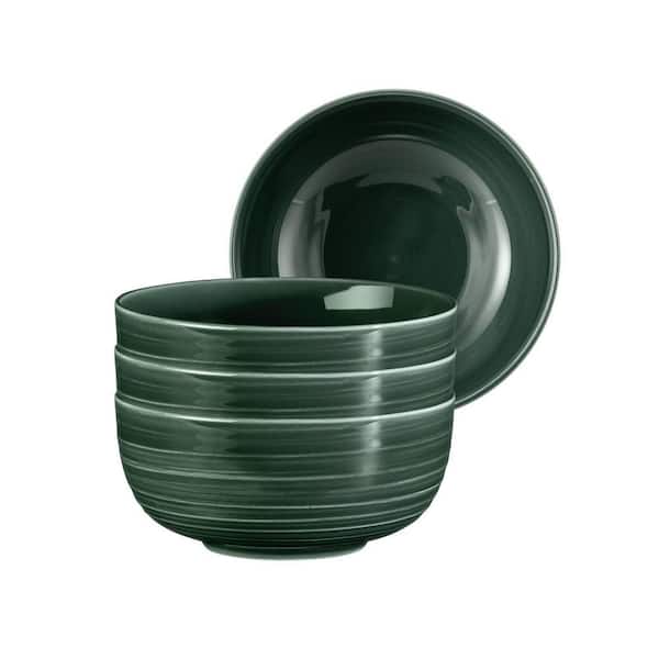 Terra Bowl 6 Inch, Green, Set of 4