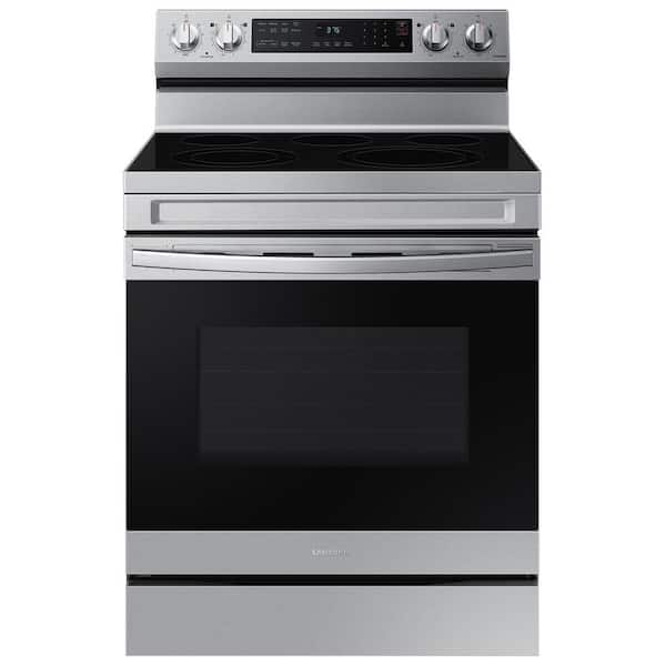 Samsung Smart Freestanding Electric Range 6.3 cu. ft. with Air Fry and Convection