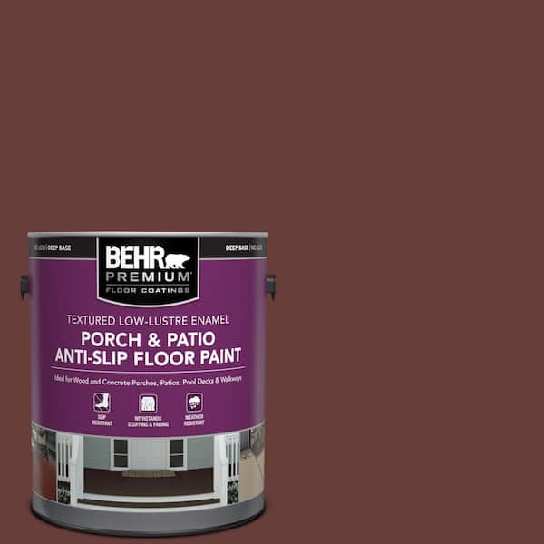 1 gal. #PPU2-01 Chipotle Paste Textured Low-Lustre Enamel Interior/Exterior Porch and Patio Anti-Slip Floor Paint