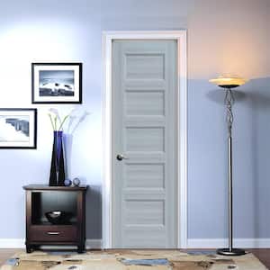 24 in. x 80 in. Conmore Stone Stain Smooth Solid Core Molded Composite Single Prehung Interior Door