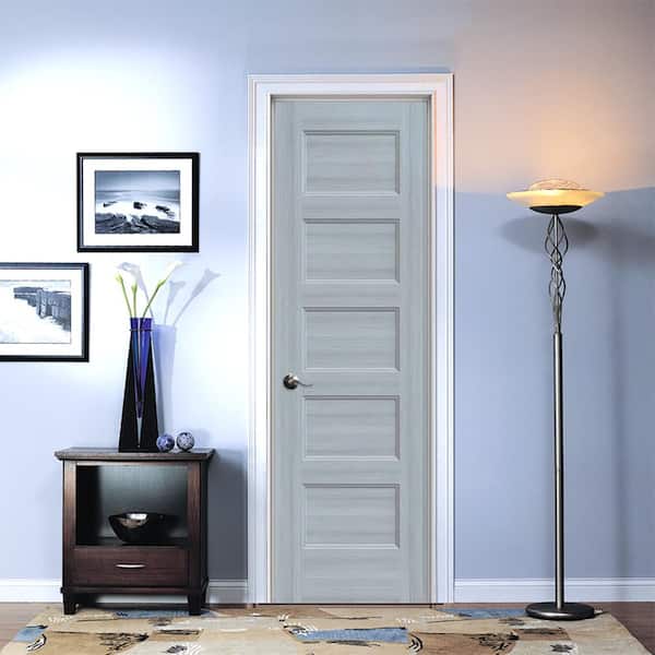 24 in. x 80 in. Conmore Stone Stain Smooth Hollow Core Molded Composite Interior Door Slab