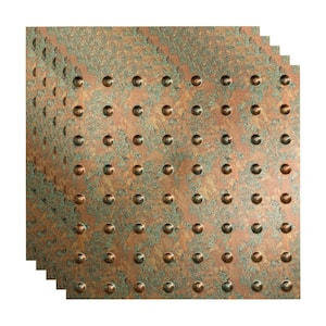 Dome 2 ft. x 2 ft. Copper Fantasy Lay-In Vinyl Ceiling Tile (20 sq. ft.)
