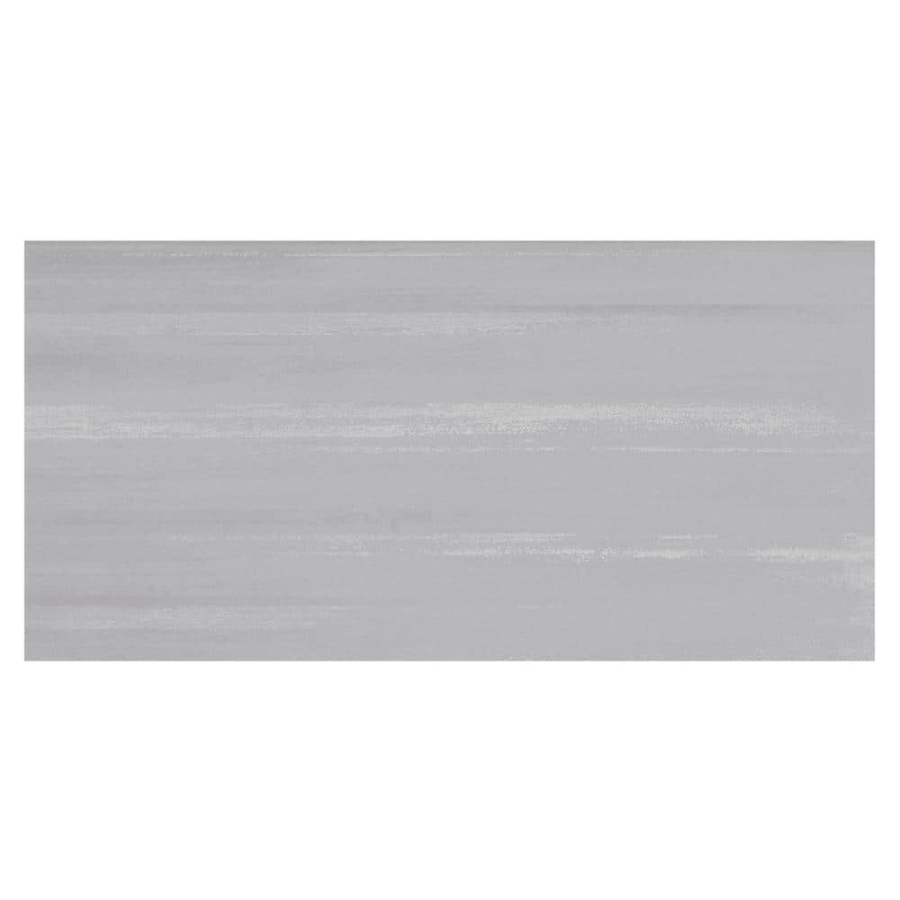 Spazio Laser Gray 12" x 24" Rectified Porcelain Tile