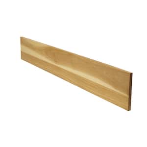 0.75 in. x 7.5 in. x 36 in. Prefinished Natural Hickory Riser
