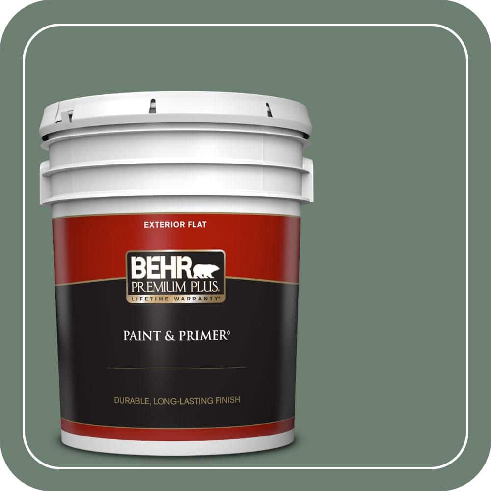 5 gal. #460F-5 Island Palm Flat Exterior Paint & Primer price history on PriceWatchPro