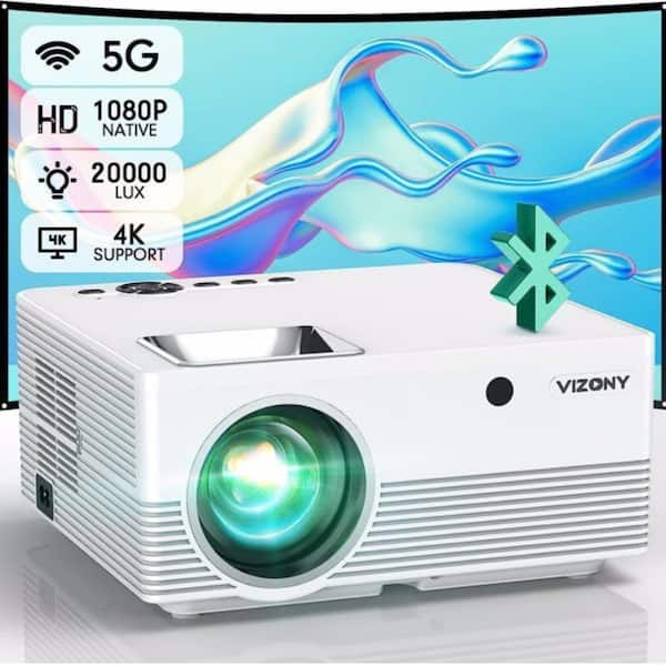  Mini Projector, VOPLLS 1080P Full HD Supported Video